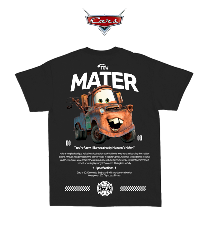 Camiseta Tow Mater Carros
