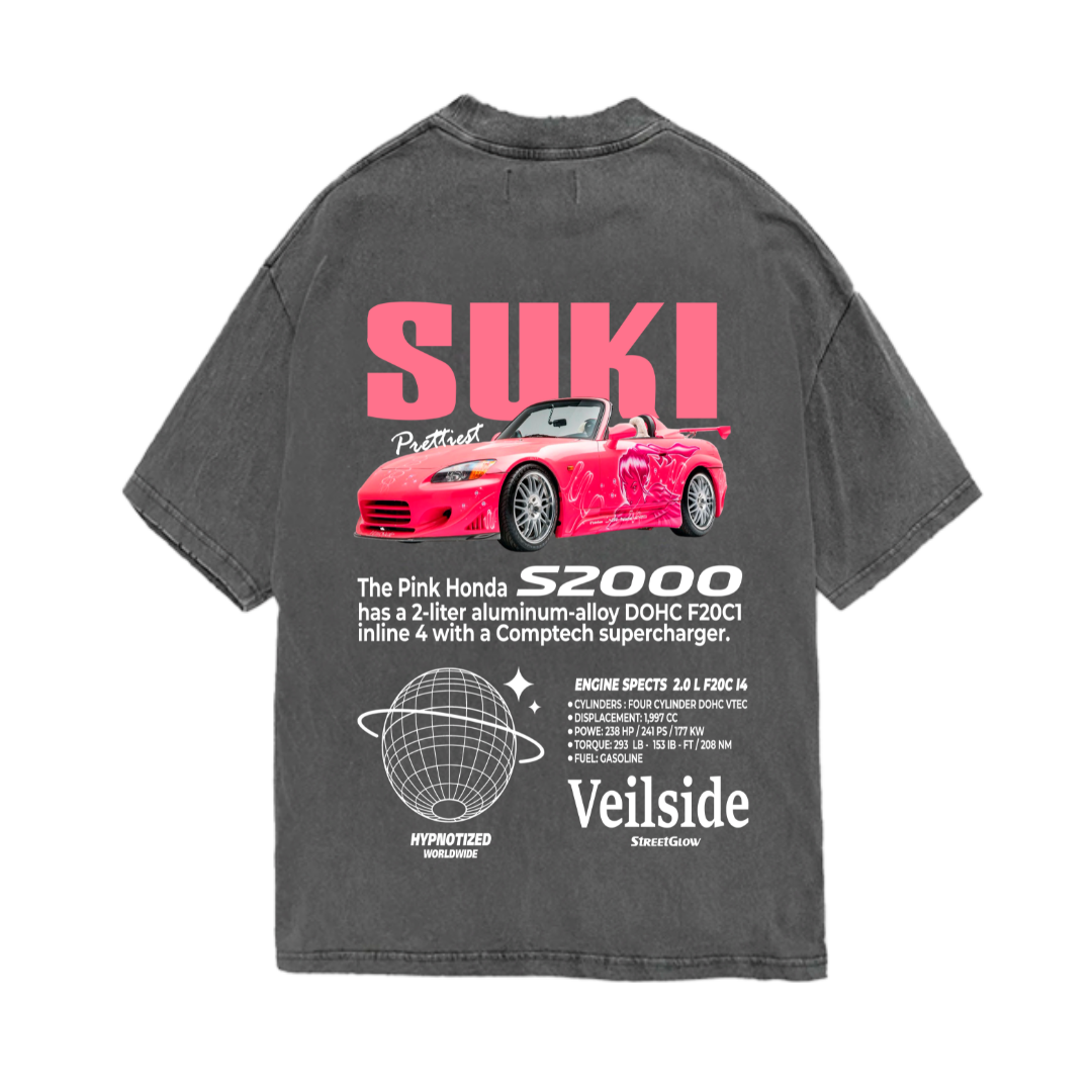 Camiseta Suki S2000 Cinza