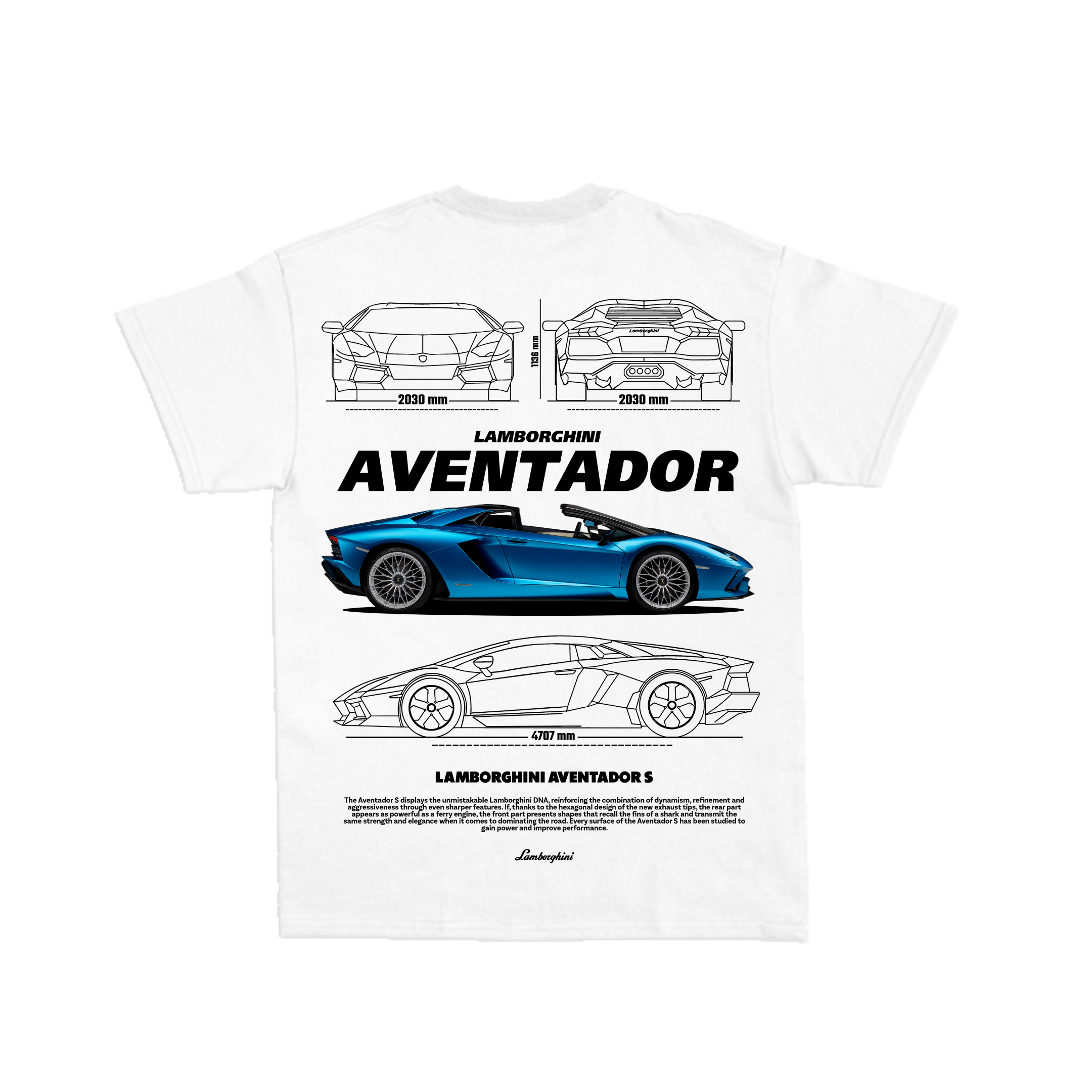 Camiseta Lamborghini Aventador