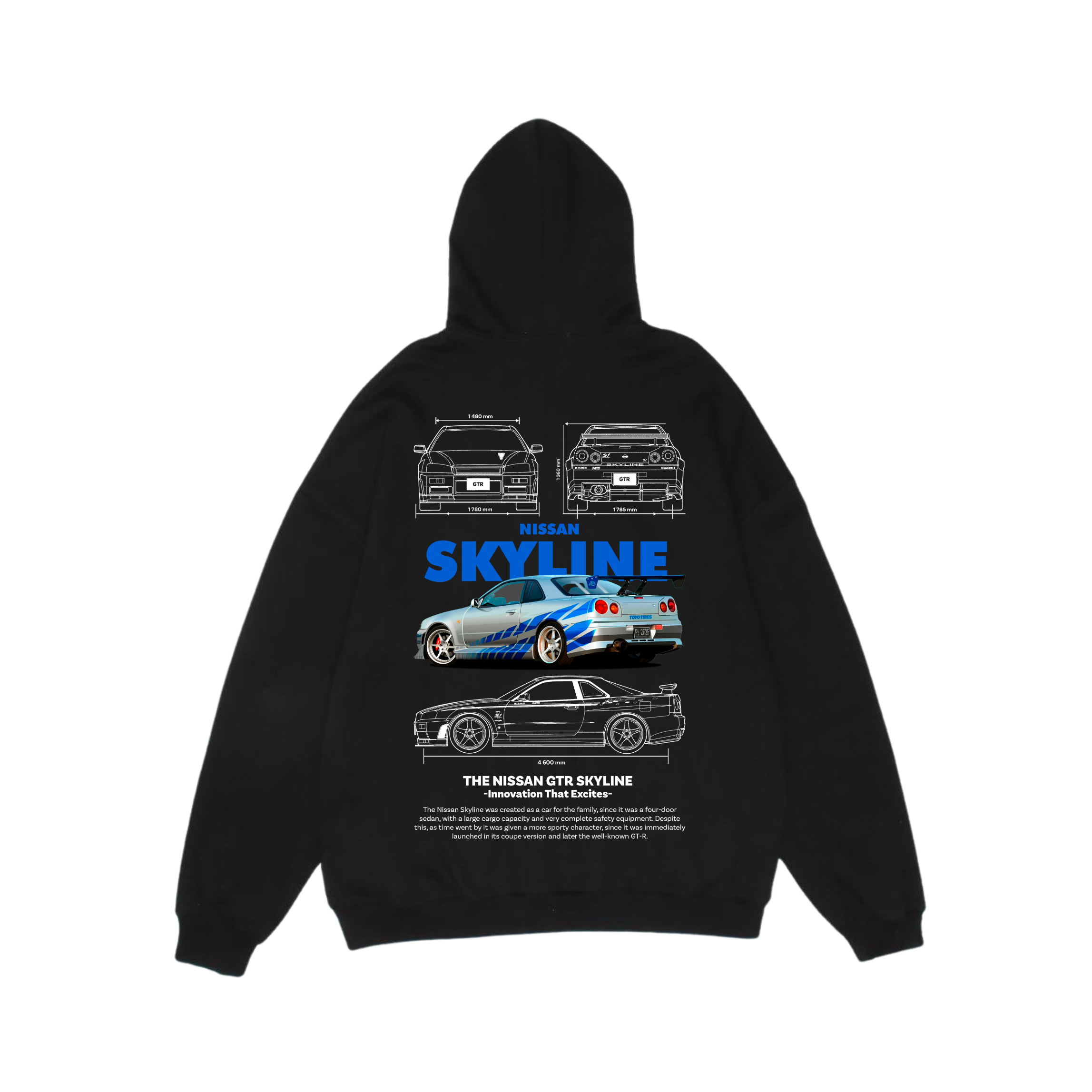 Moletom Canguru Skyline