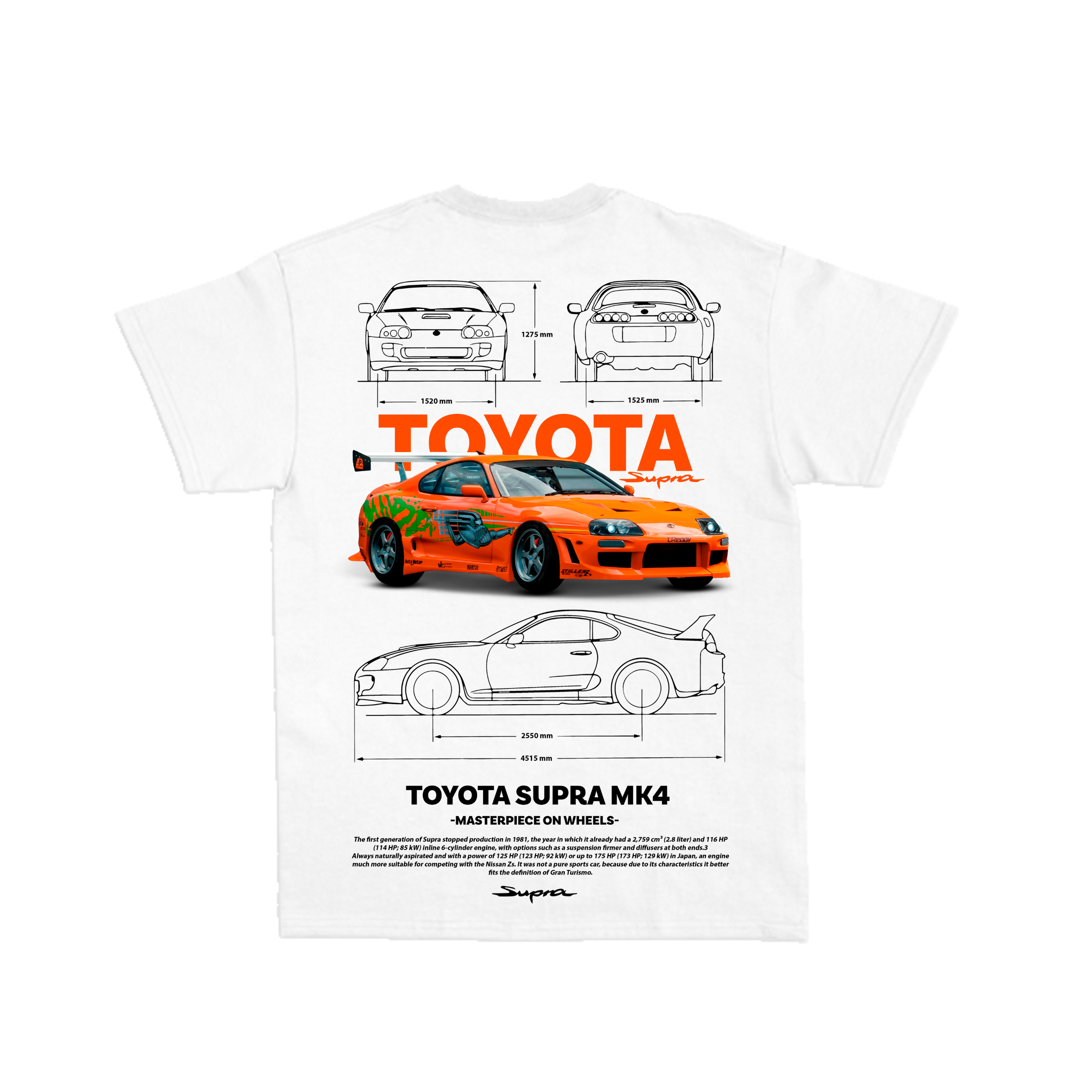 Camiseta Toyota Supra MK4