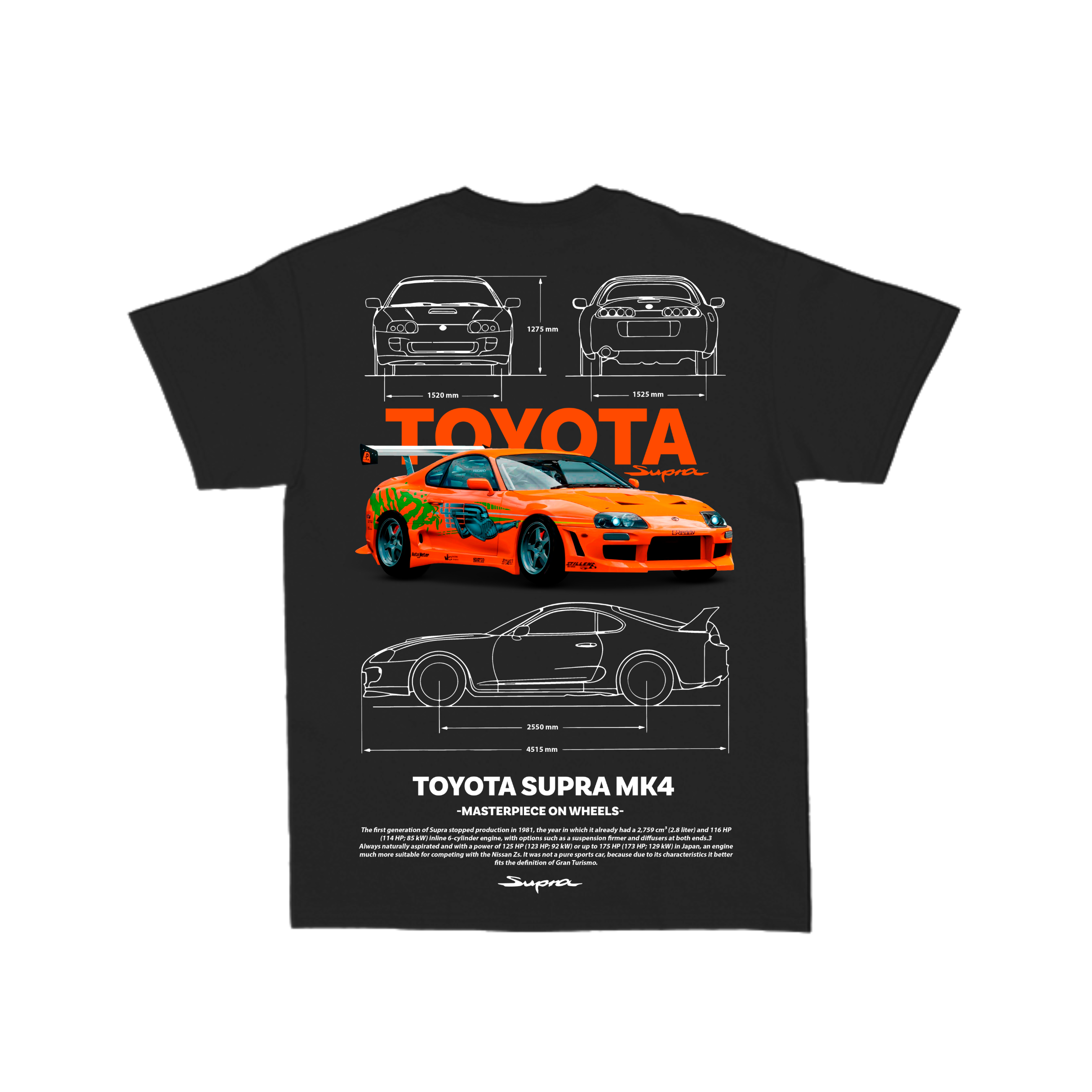 Camiseta Toyota Supra MK4