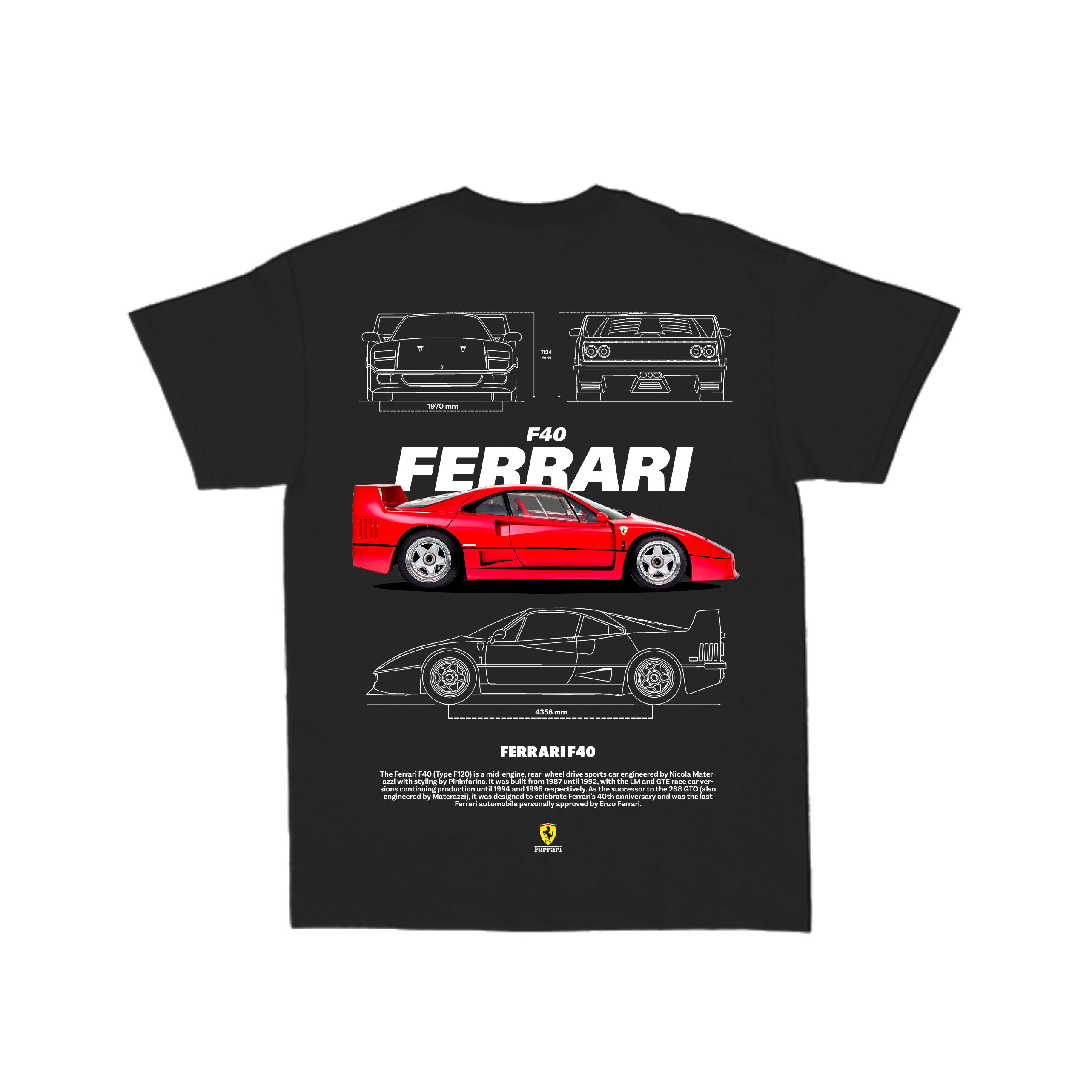 Camiseta Ferrari F40